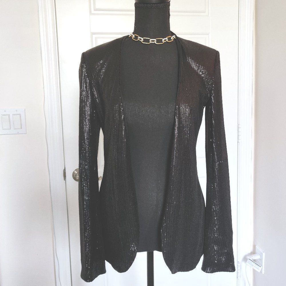 Cycle Black Sequin Jacket